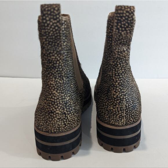 Madewell The Ivy Chelsea Boot in Mini Dot Calf Hair NWOB - Picture 6 of 9